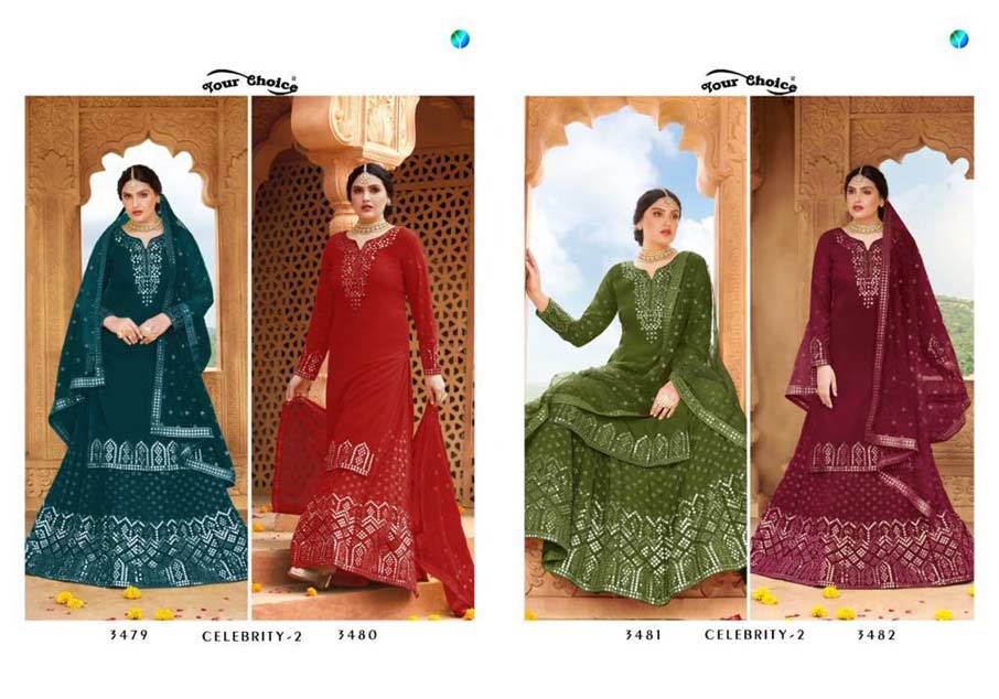 Celebrity Vol-2 Georgette Salwar Suits Apparels Celebrity Vol-2 Georgette Salwar Suits Apparels